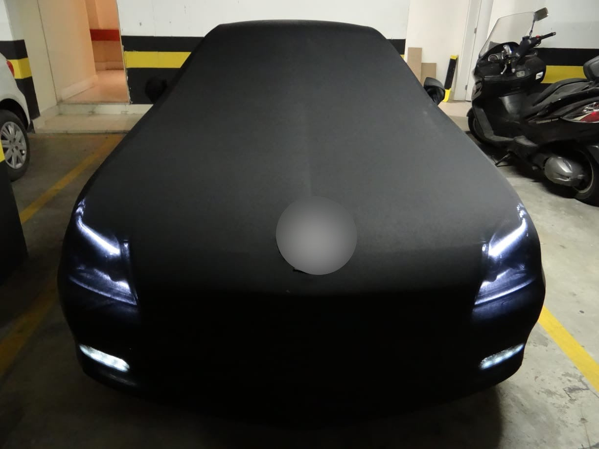 Custom car cover with logo