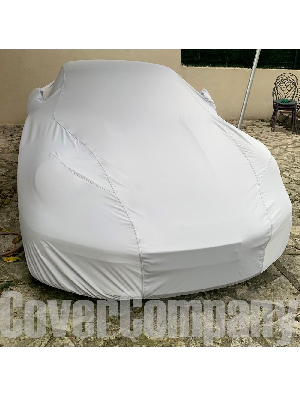 Custom car cover with logo