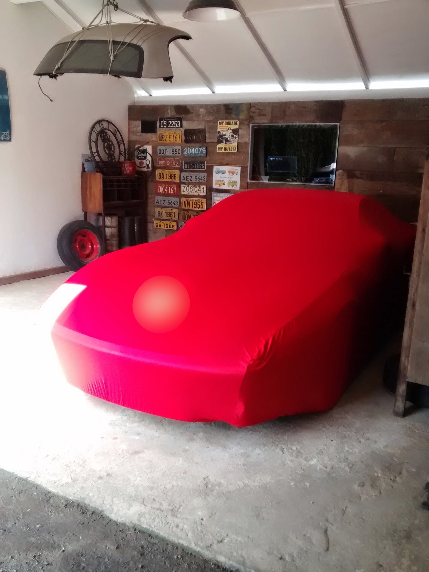 Custom car cover with logo