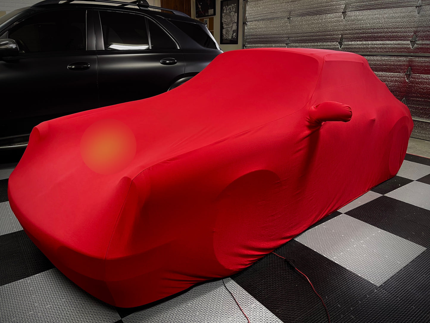 Custom car cover with logo