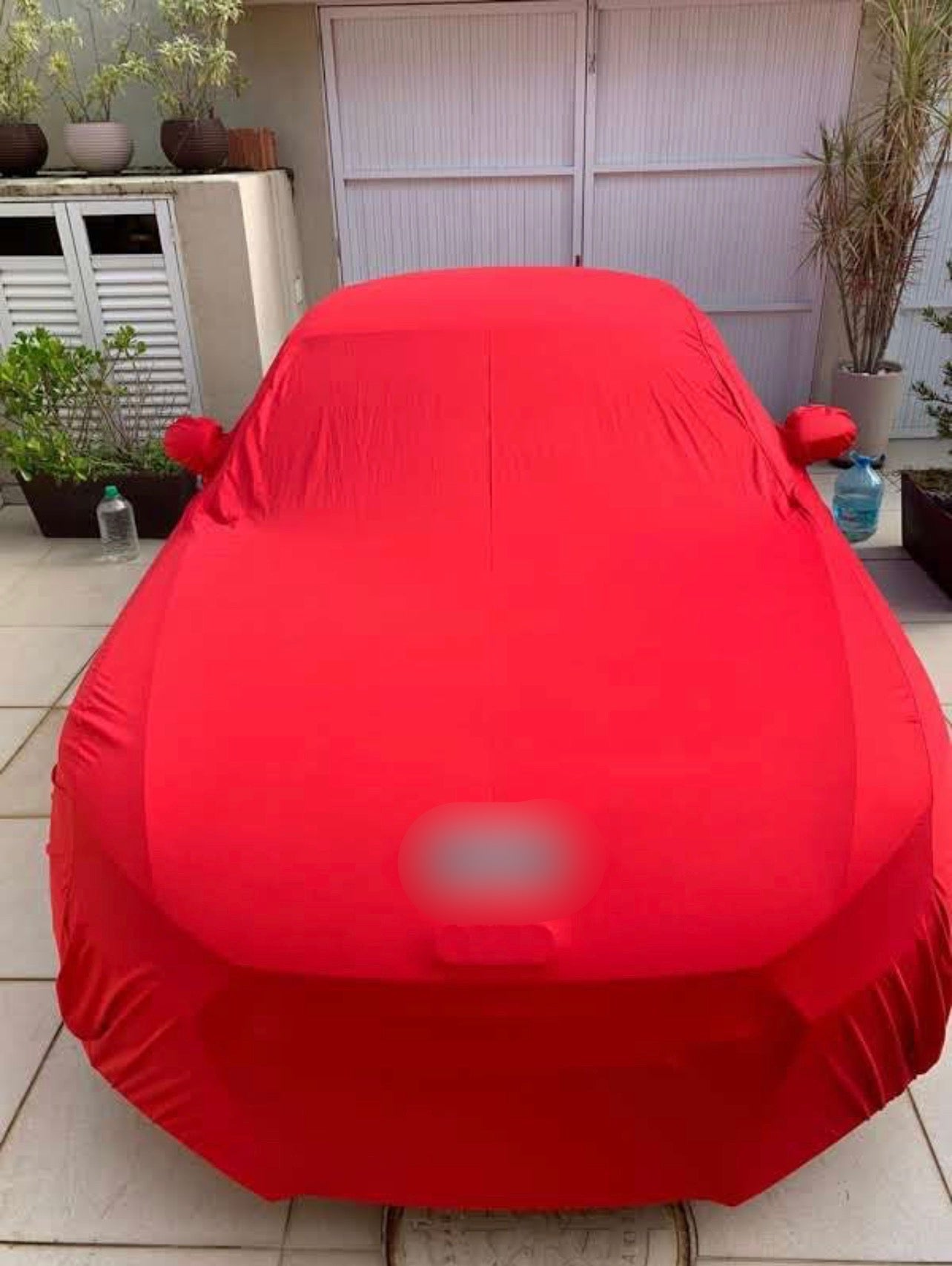 Custom car cover with logo