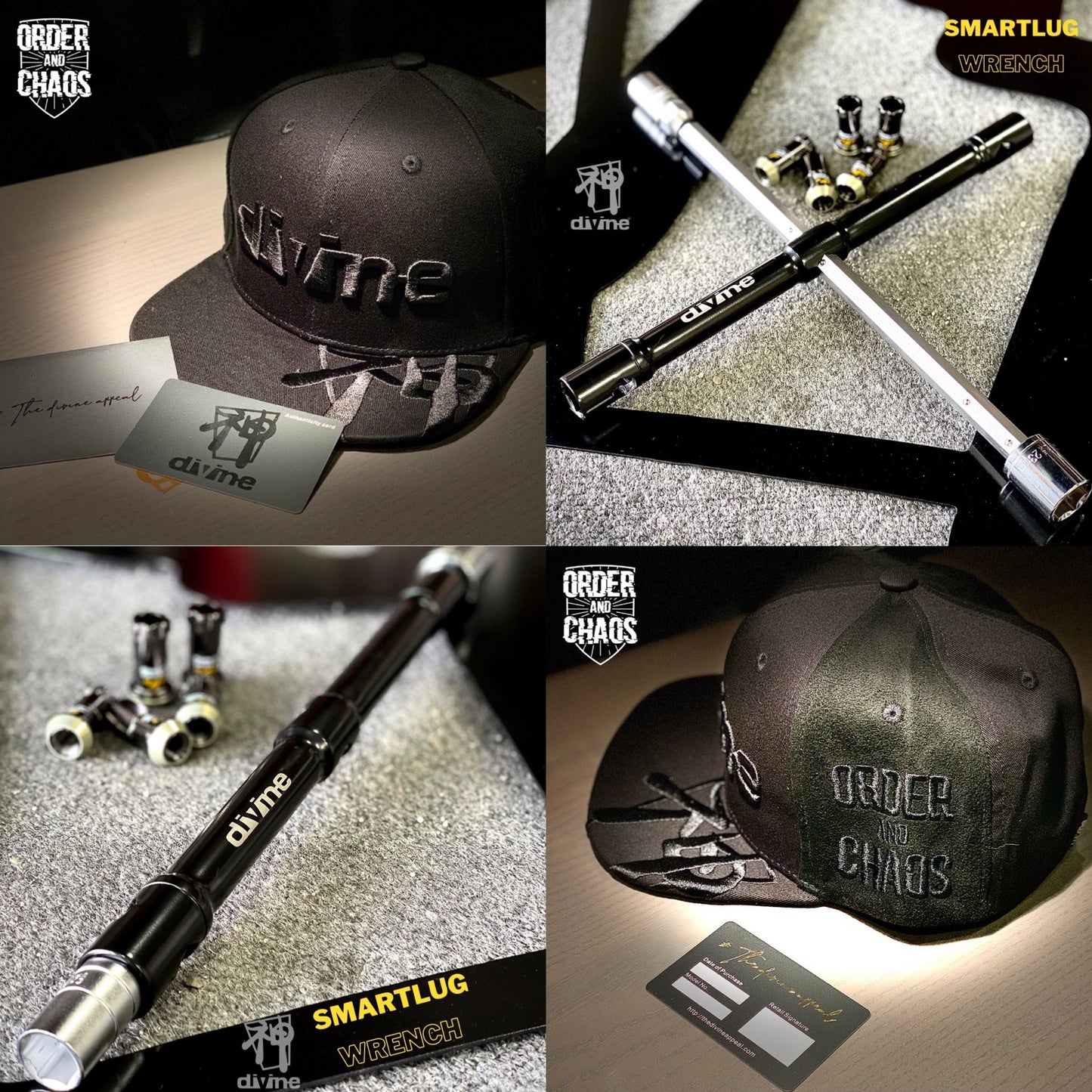 Divine SMARTLUG Wrench and hats