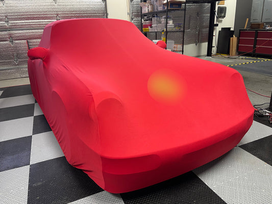 Porsche custom cover with logo