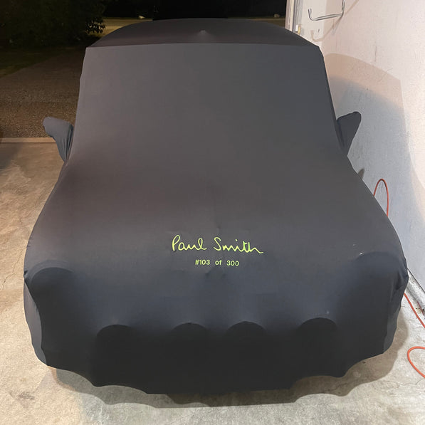 Classic Mini Cooper Rover Morris custom cover with logo