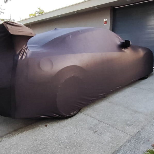 Nissan GTR with custom logo cover
