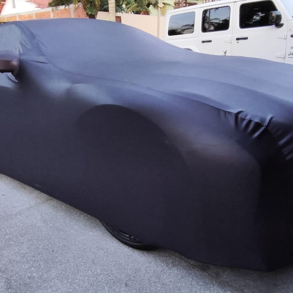 Nissan GTR with custom logo cover