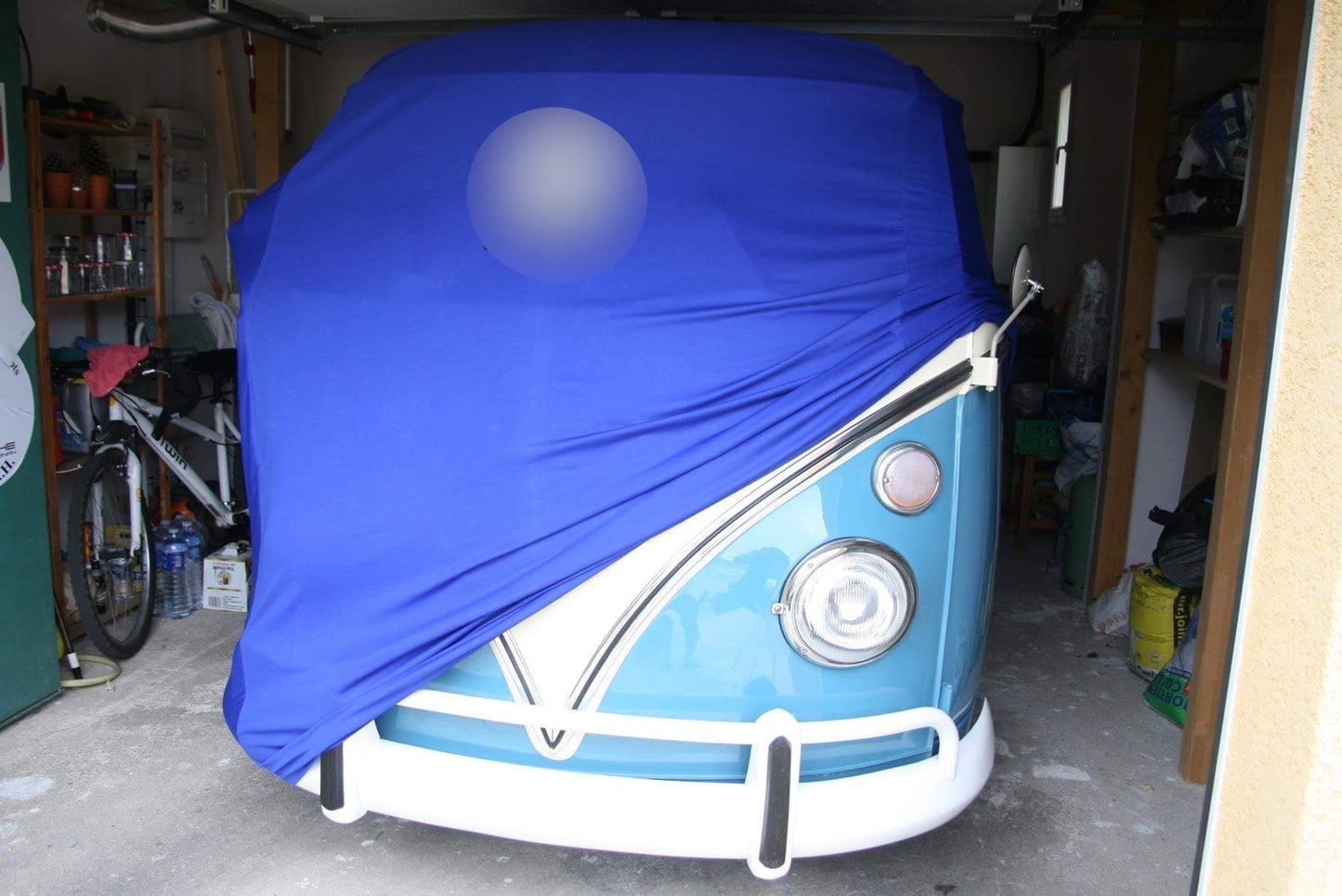 Van custom cover with logo