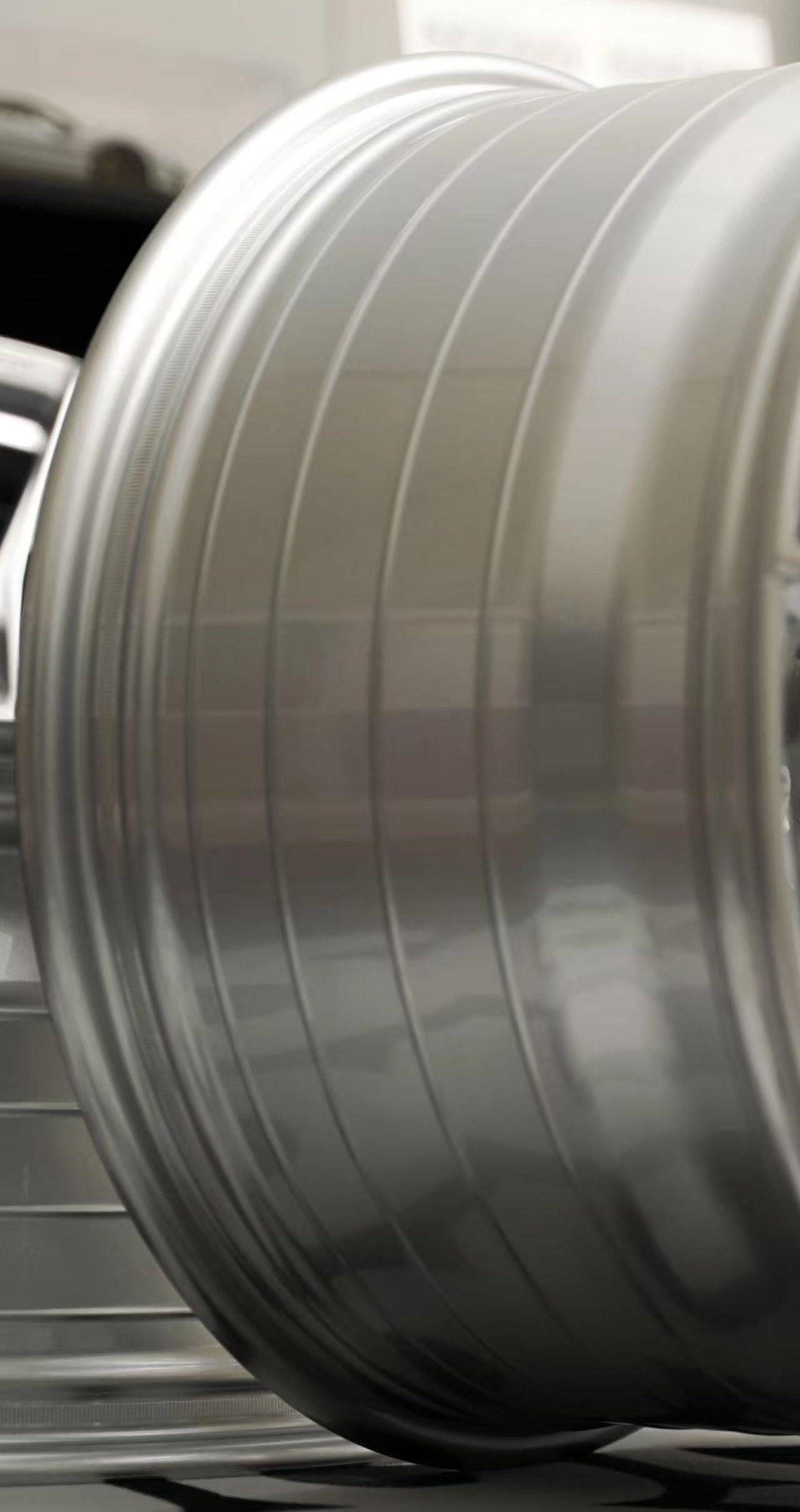 Close up of car wheel with enhancements