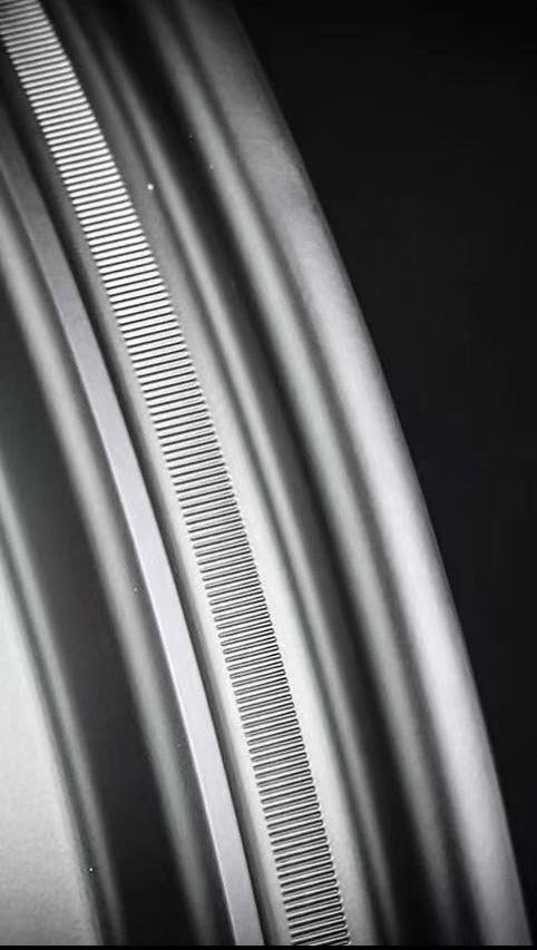 Close up of car wheel with enhancements
