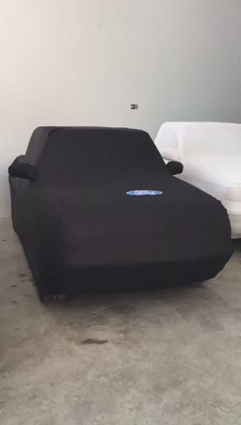 Custom car cover with logo