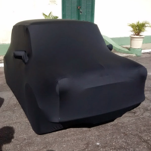 Classic Mini Cooper Rover Morris custom cover with logo