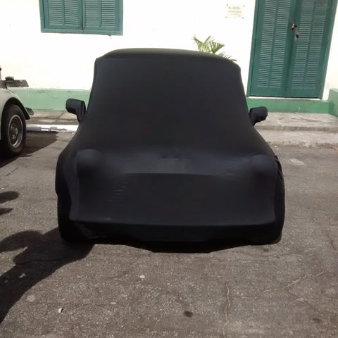 Classic Mini Cooper Rover Morris custom cover with logo