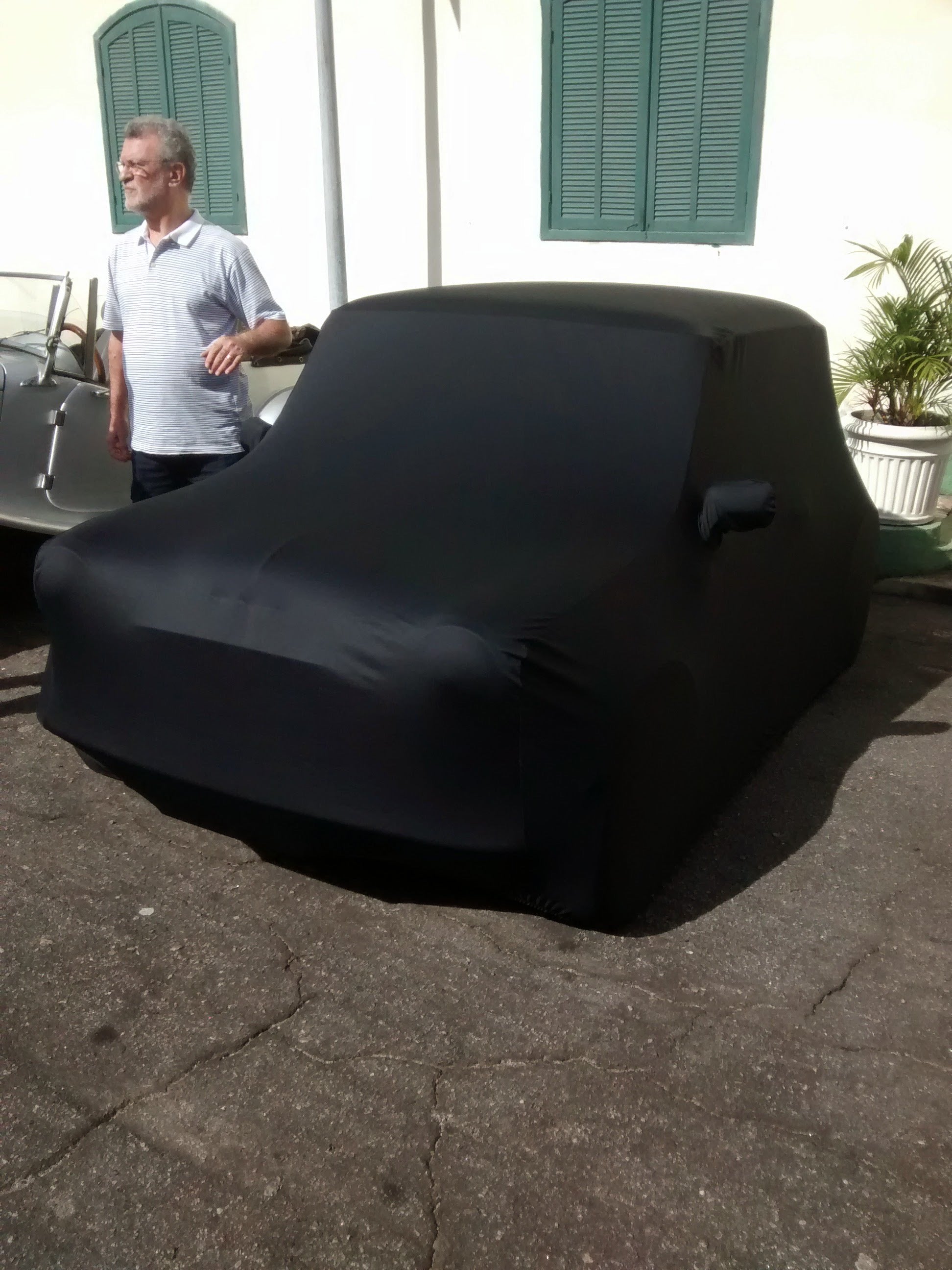 Classic Mini Cooper Rover Morris custom cover with logo