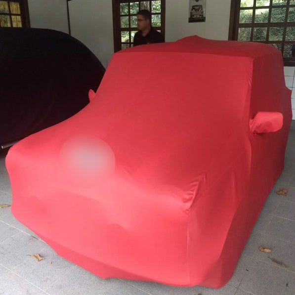 Classic Mini Cooper Rover Morris custom cover with logo