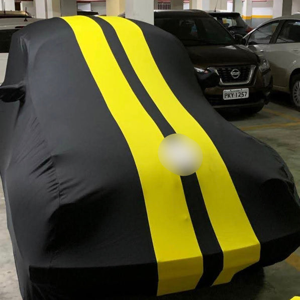 Custom car cover with logo