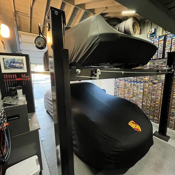 Custom car cover with logo