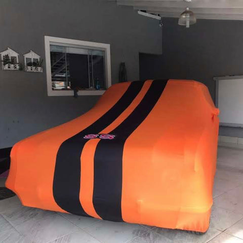 Custom car cover with logo