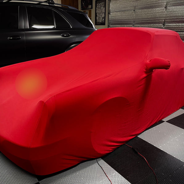 Custom car cover with logo