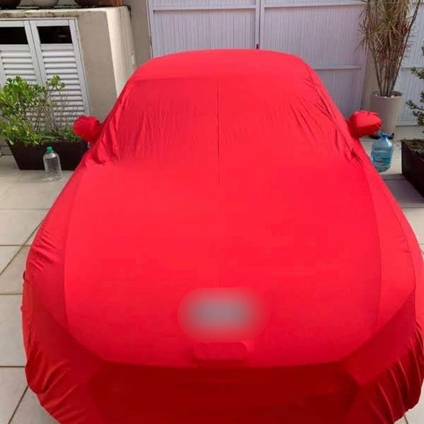 Custom car cover with logo