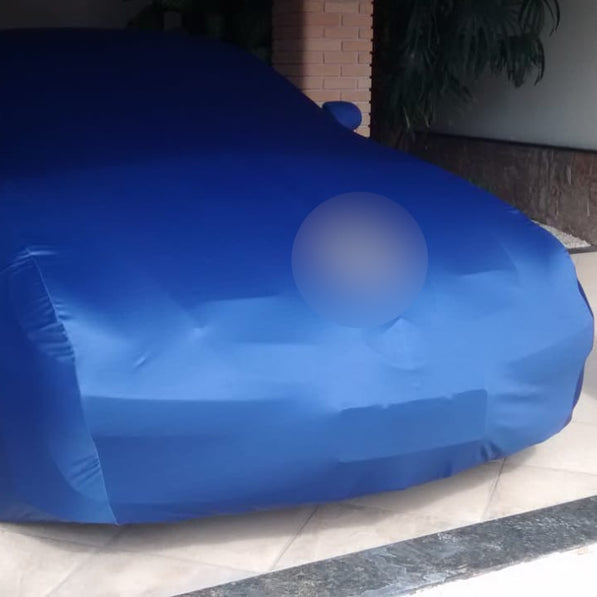 Custom car cover with logo