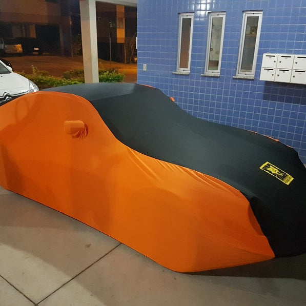 Custom car cover with logo