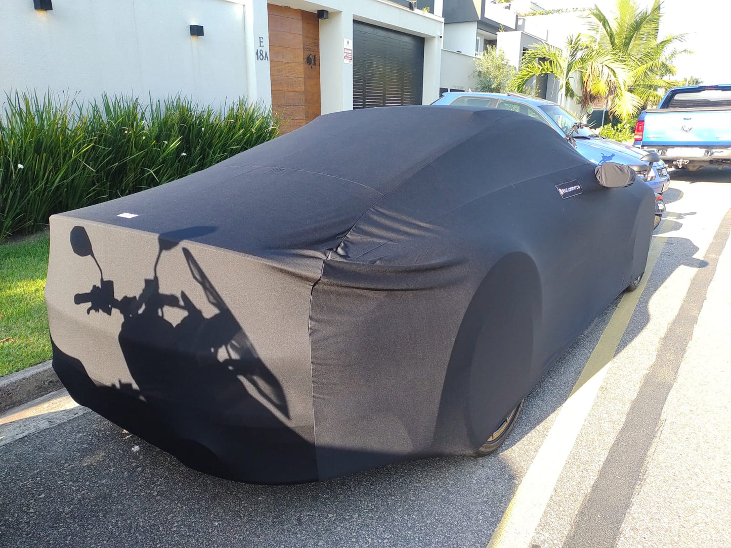 Porsche custom cover with logo
