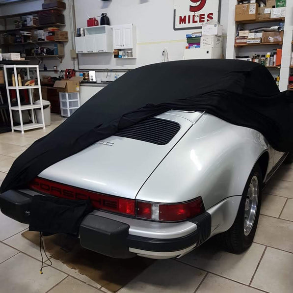 Porsche custom cover with logo