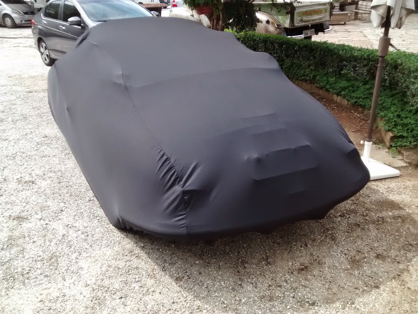 Porsche custom cover with logo