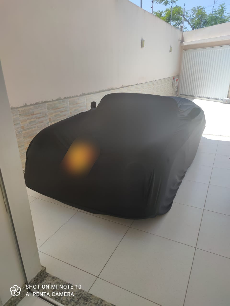 Porsche custom cover with logo