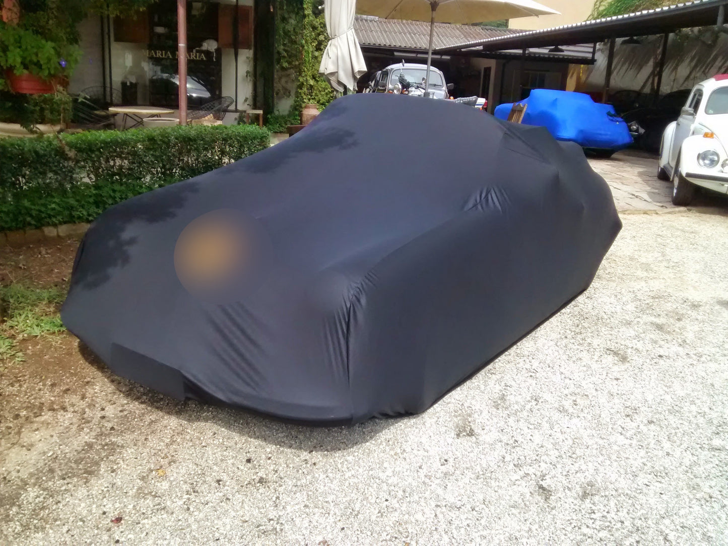 Porsche custom cover with logo