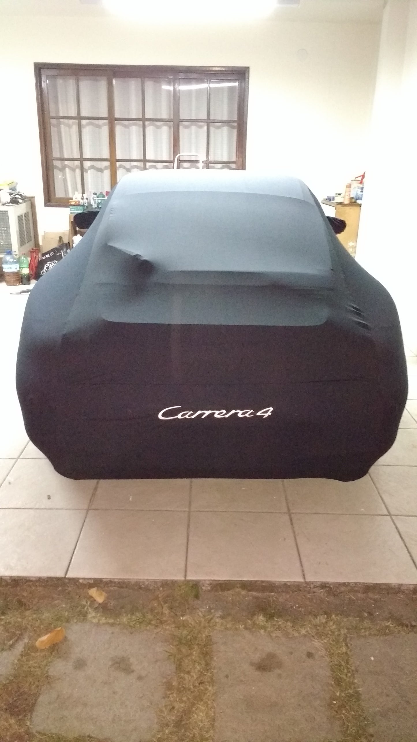 Porsche custom cover with logo