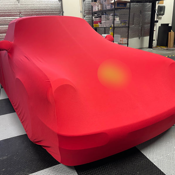 Porsche custom cover with logo