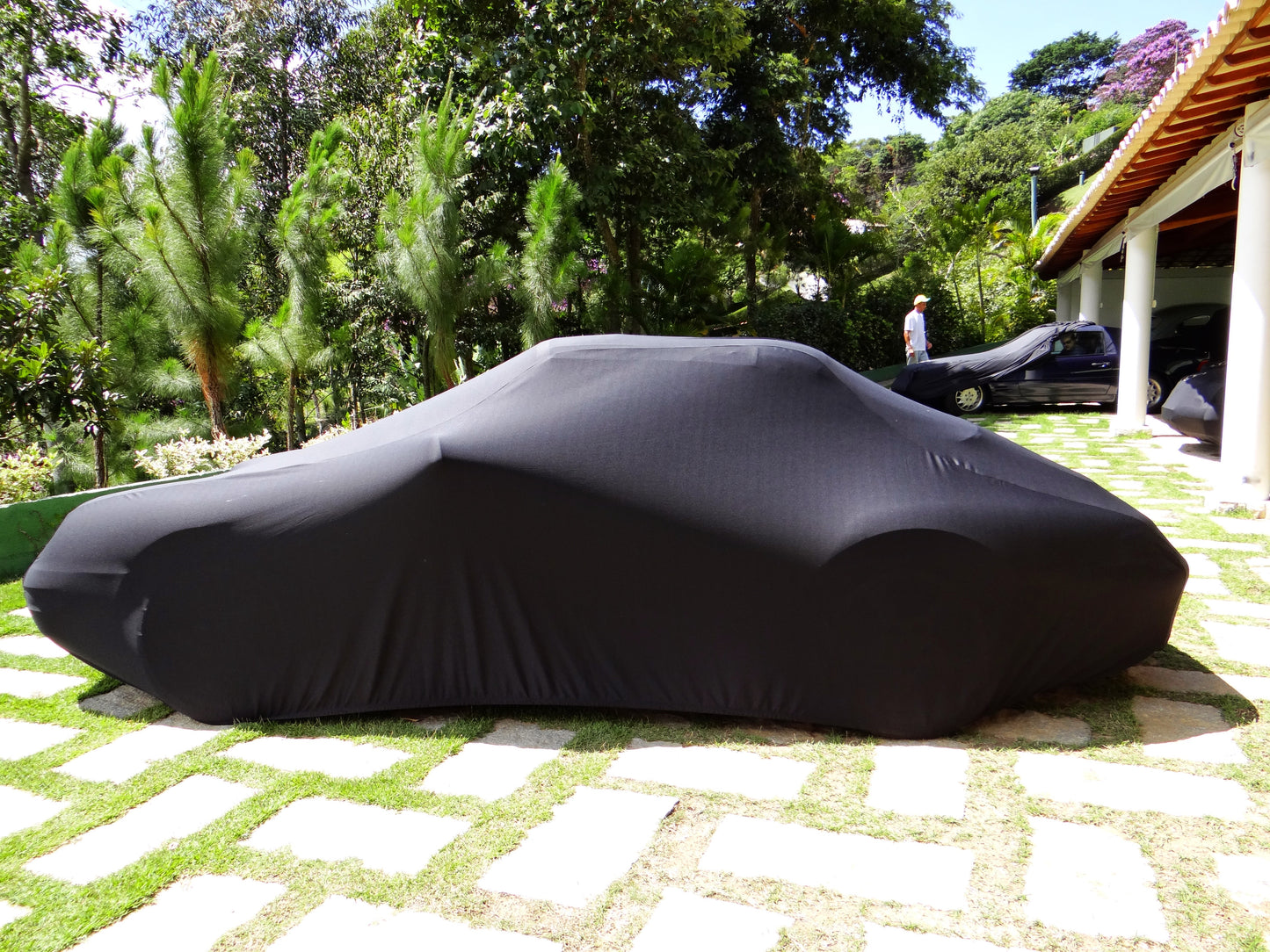 Porsche custom cover with logo