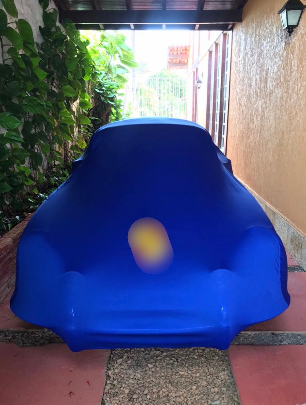 Porsche custom cover with logo