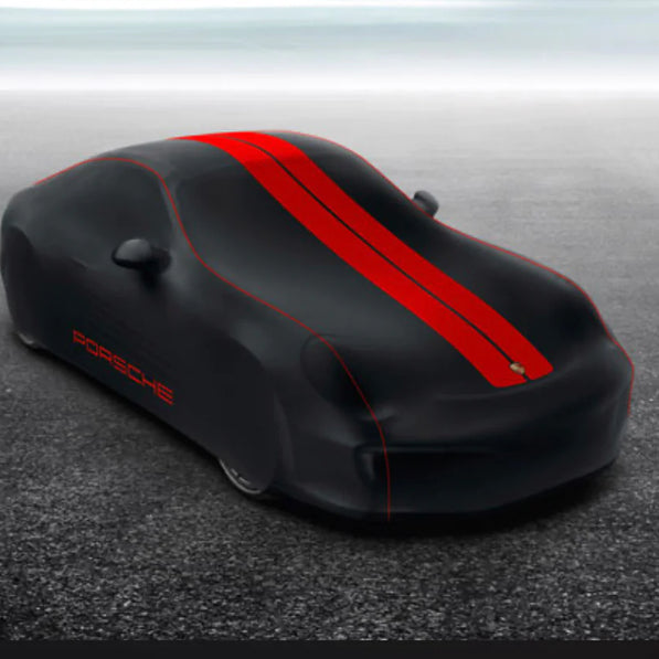 Porsche custom cover with logo