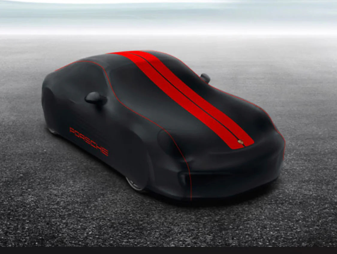 Porsche custom cover with logo