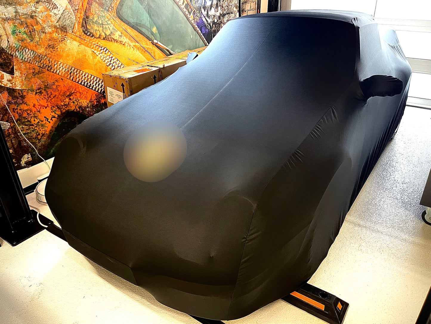 Porsche custom cover with logo