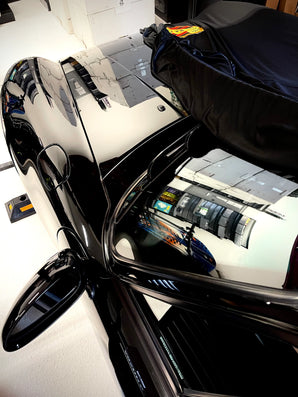 Porsche custom cover with logo