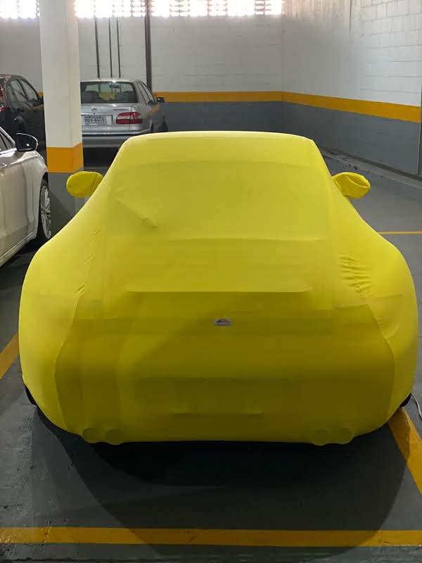 Porsche custom cover with logo