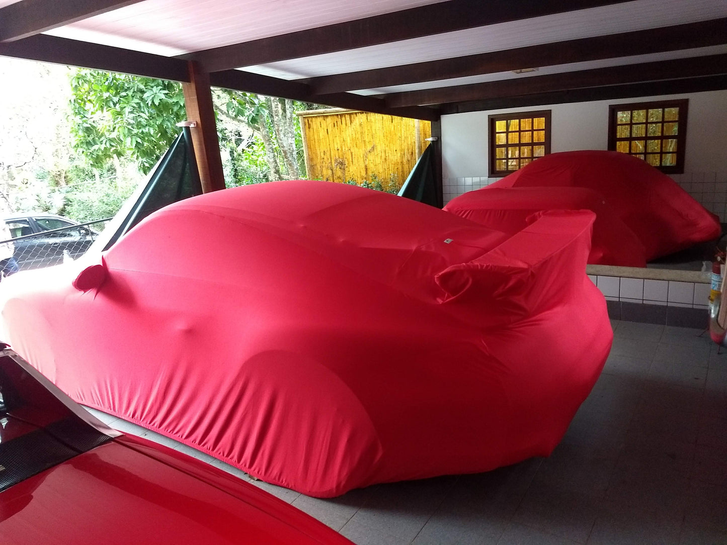 Porsche custom cover with logo