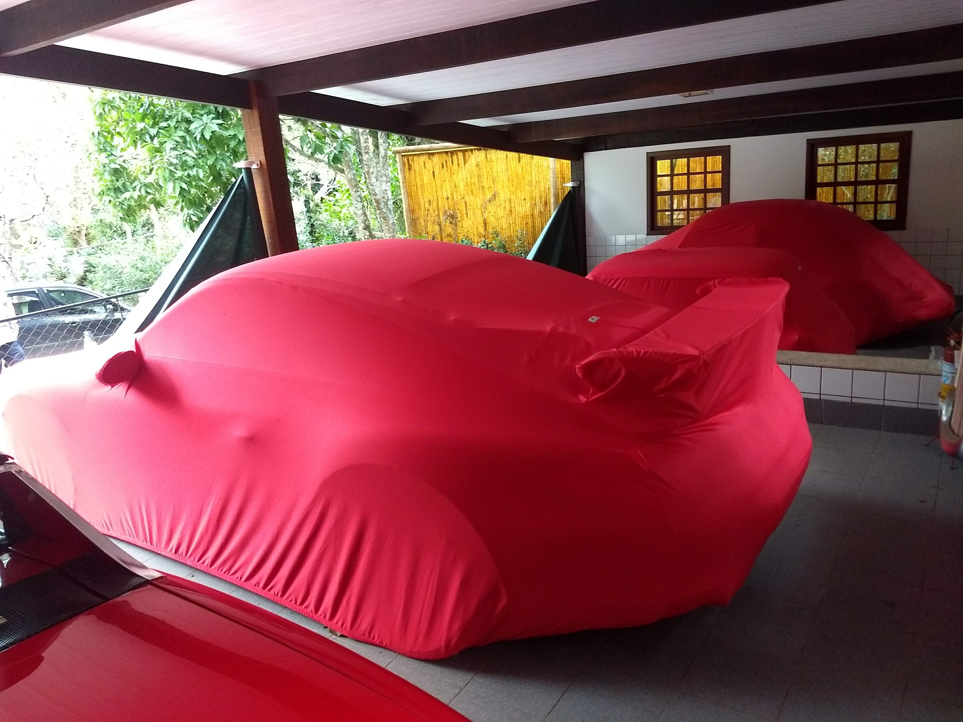 Porsche custom cover with logo
