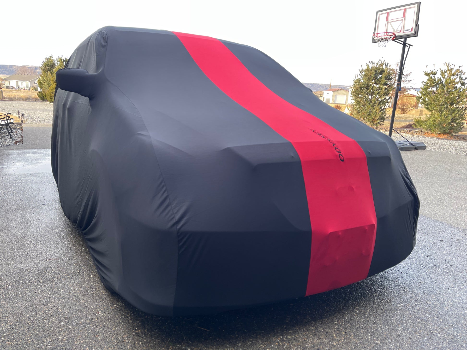 Van custom cover with logo
