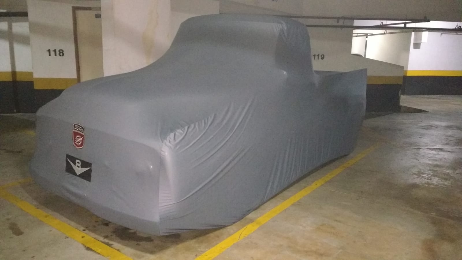 Truck custom cover with logo