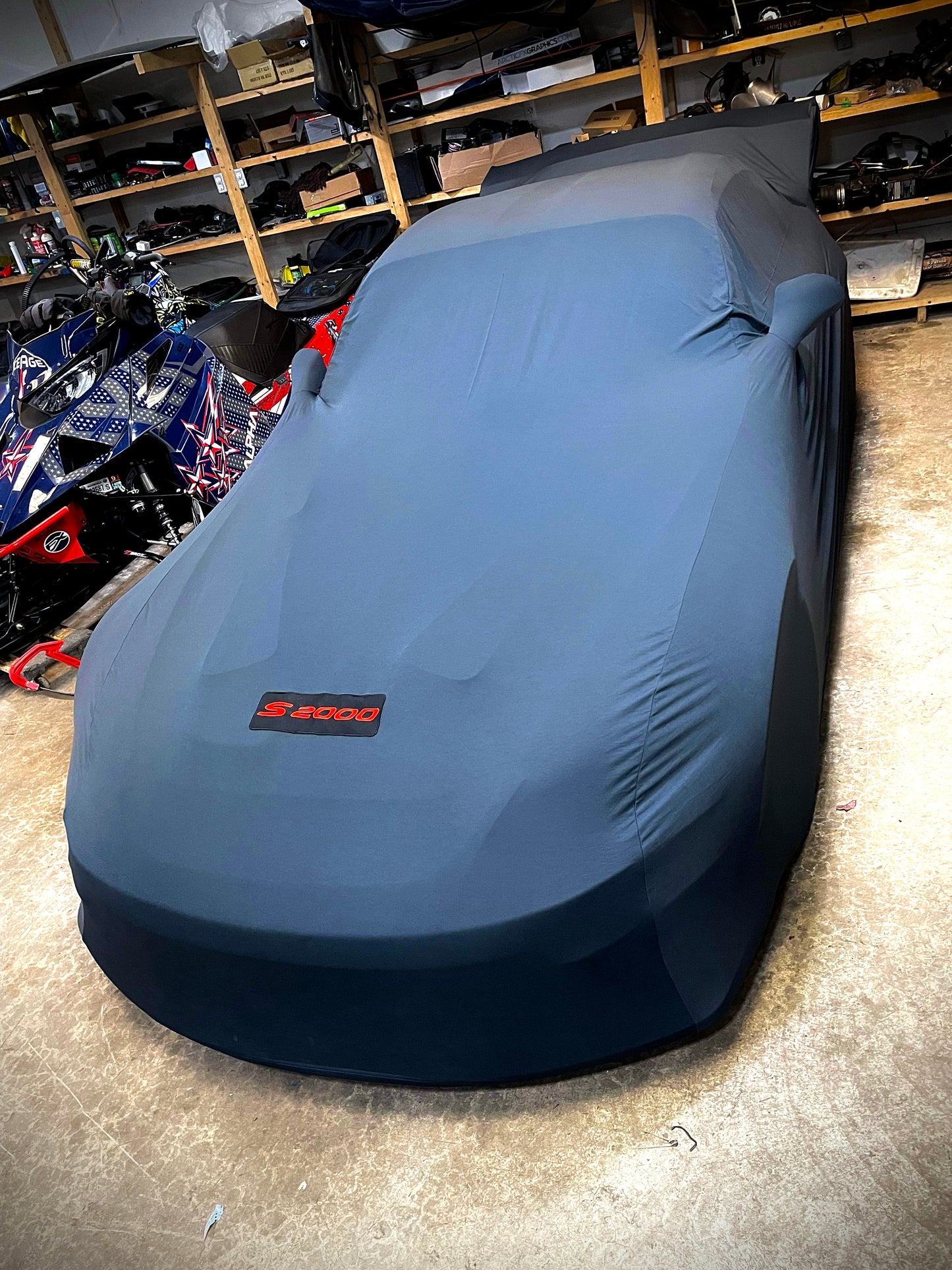 Honda S2000 Tailor-made indoor covers with premium embroidered logo